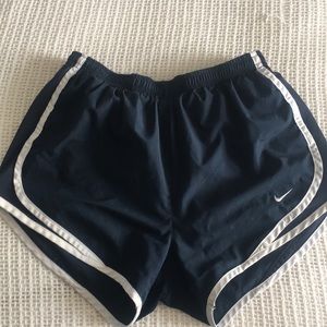Navy and white classic Nike Shorts